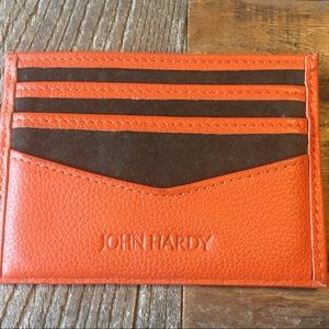 John Hardy leather card wallet